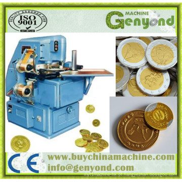 Chocolate Machine Gloden Coin Chocolate Máquina De Moldagem